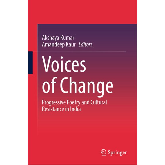 Voices of Change: Progressive Poetry and Cultural Resistance in India, (Hardcover)