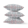 thumbnail image 3 of Jahan Paisley Jeter Tissu Oreiller en Vert Gris Indigo 20x20, 3 of 7