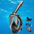 thumbnail image 2 of Full Face Snorkel Mask with Detachable Camera Mount,Snorkeling Swimming Diving Mask Wide View Anti-Fog Anti-Leak for Adult Youth, 2 of 10
