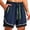 Navy, variant on LiuXxxx Casual Running Shorts Breathable Athletic Yoga Workout Pants with Liner Compression Inner Layer Grey XL