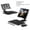 black, variant on for Samsung Galaxy Z Fold 4 3 Stand and Keyboard Mouse, Portable Detachable Bluetooth Keyboard, Foldable Adjustable Tablet Stand Holder for Desk, with Wireless Mouse and Writing Pen