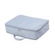 thumbnail image 5 of Bolsa de almacenamiento para edredones, bolsa organizadora de autocompresión con cierre de cremallera, organizador de embalaje de viaje plegable y Azul, 5 of 9