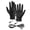 Black, variant on Heated Gloves for Men and Women, Winter Full Finger Hands Warmers Electric Heated Gloves Skiing Cycling Golf Hiking