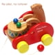 thumbnail image 3 of Juguetes de piscina, juguetes para bebés, juguetes para niños pequeños Juguete de madera con forma de oso de peluche que hace percusión con sonidos naturales de tambor. No necesita pilas. Carrito de m, 3 of 7