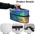 thumbnail image 5 of HELLHERO Portable Steamer Bag Lightweight Organizer Steam Iron Carrying Case Easy to Store and Carry Vibrant Fractal Art Theme(Bag Only), 5 of 6