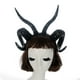 thumbnail image 1 of Gótico antílope oveja cuerno aro diadema bosque Animal Aries exposición Cosplay Deluxe disfraz cuernos, 1 of 5