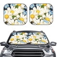 thumbnail image 2 of Balery 2 Piece Bees Collecting Nectar Car Windshield Sun Shade|Foldable Front Windshield Shade for Car Front Window for Most Sedans SUV Truck-Small, 2 of 7