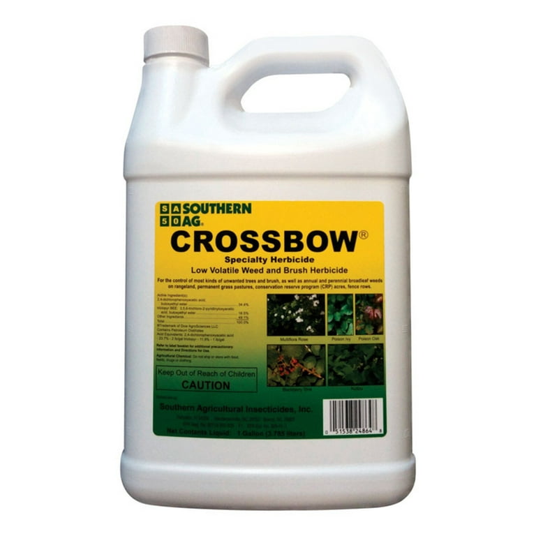 Southern Ag Crossbow Specialty Herbicide, 128 fl oz Jug, Controls Brush,  Vines, Broadleaf Weeds - Walmart.com