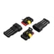 thumbnail image 3 of Conector eléctrico automotriz impermeable de 3 pines, terminal de 5 juegos, 3 of 5