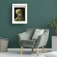 thumbnail image 3 of Trademark Fine Art Pictufy Head of a skeleton Canvas Wall Art, 3 of 4