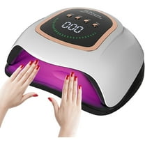 LED Nail Lamp 300W Professional LED UV Nail Dryer Lamp with Automatic Sensor, 4 Timers, Manicure/Pedicure Nail Salon