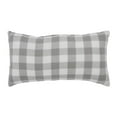 thumbnail image 2 of VHC Brands 7” x 13” Farmhouse Ash Gray Cotton Decorative Pillow, 2 of 3