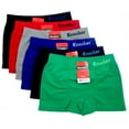 thumbnail image 2 of 12 Pack Boy Seamless Solid Boxer Briefs Kids Spandex Underwear Soft Active New L, 2 of 6