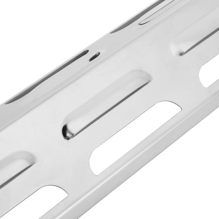 

Heat Plate Grill Cover 4Pcs Stainless Steel Gas Grill Oven Heat Plate Heat Tents Deflector Cover Accessory