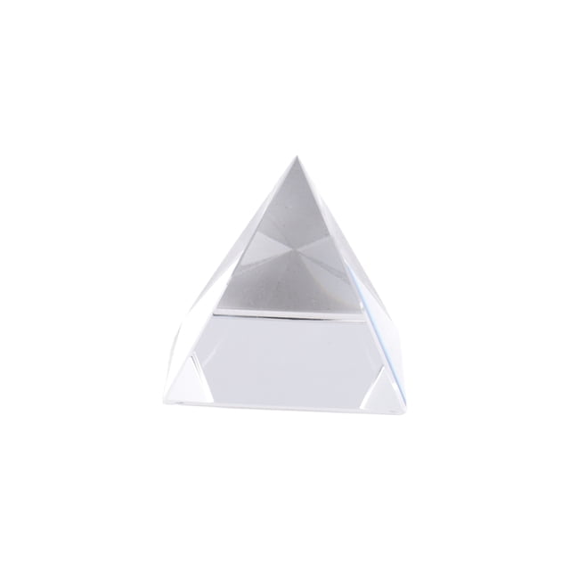 Prisma PiráMide de Vidrio óPtico 40 Mm Alto Poliedro Rectangular Adecuado para Experimentos EnseñAnza