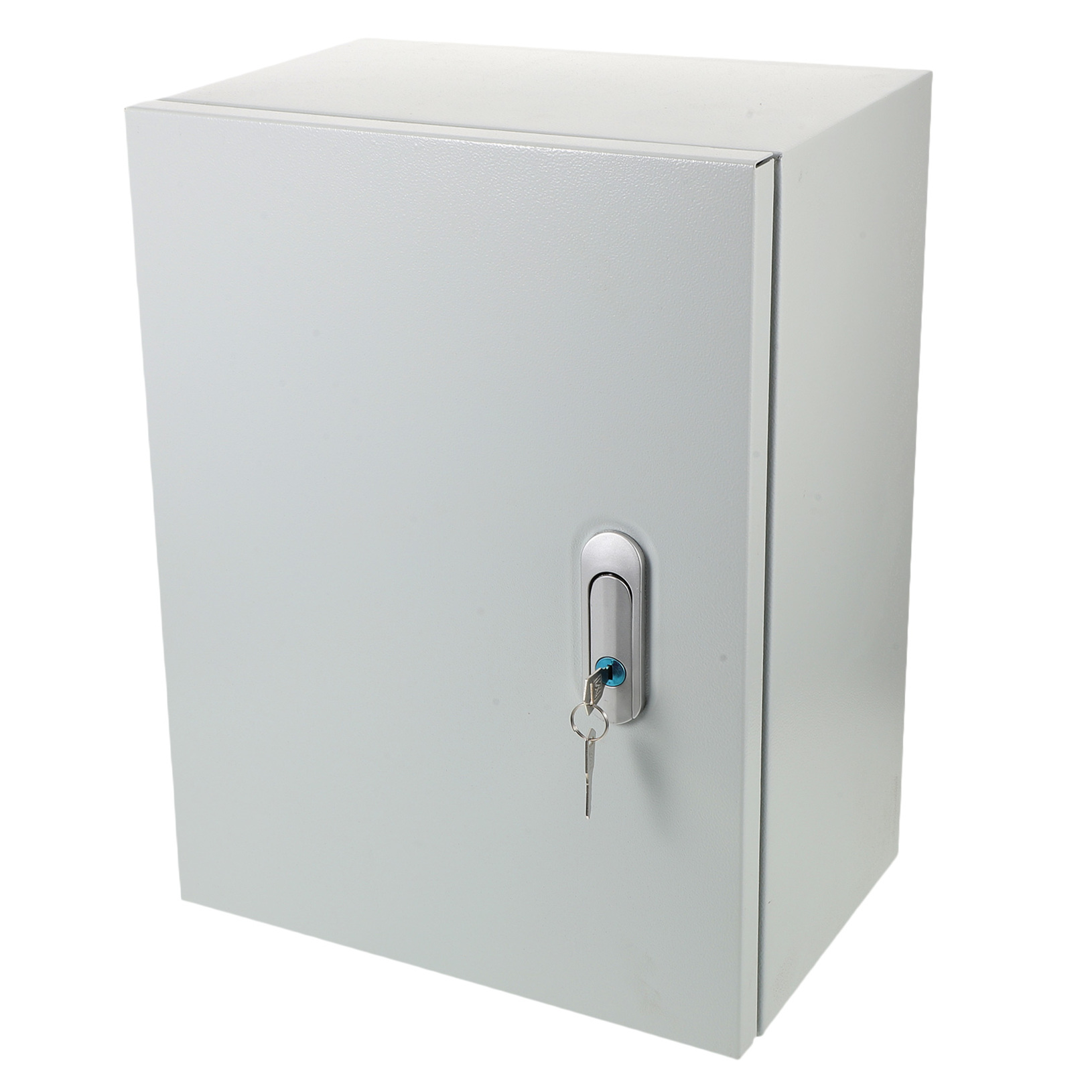 FOMIYES Wall Mounted Outdoor Electrical Box White Steel Weatherproof Junction Box for Electronics