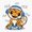 1pcs, variant on Leopard Gecko Er, Phone Decal Water Bottle Stickers Car Decals, Funny Birthday Gift