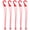 Red, variant on Oraceous 5PCS Hanging Flower Pot Chains Hanging Basket Chains Hanging Flowerpot Hook Garden Hanger Holders for Bird Feeders