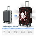 thumbnail image 6 of Fotbe Spider On The Web Luggage Cover Protector,Suitcase Protector,Scratch and Dirt Resistant,Fits 18-32 Inch Luggage-Large, 6 of 9