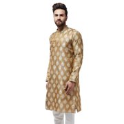 Mens Indian Bollywood Style Designer Silk Blend Achkan Sherwani Festive Kurta
