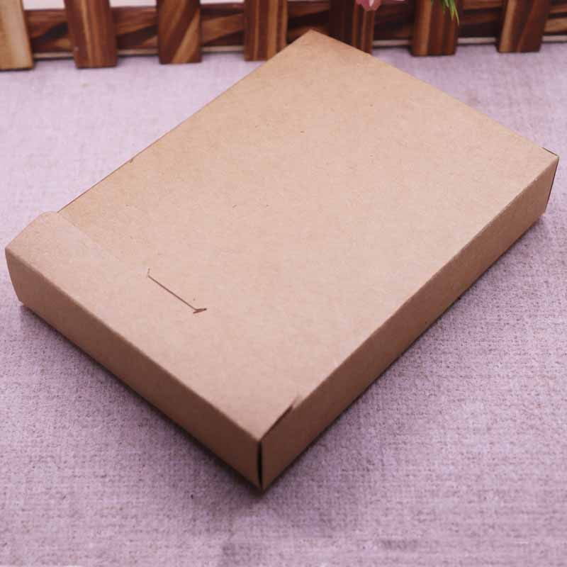 10Pcs Vintage Craft Paper for DIY Gift Box Package with Clear PVC Window Classic 