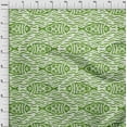 thumbnail image 4 of oneOone Polyester Spandex Green Fabric Asian Block Fish Sewing Craft Projects Fabric Prints By Yard 56 Inch Wide, 4 of 4