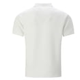 thumbnail image 4 of FRSASU Men's Henley Shirt Fashion Collar Short Sleeve Dress Shirt with Chest Pockets Summer Casual Pullover Polo Shirts White, 4 of 5