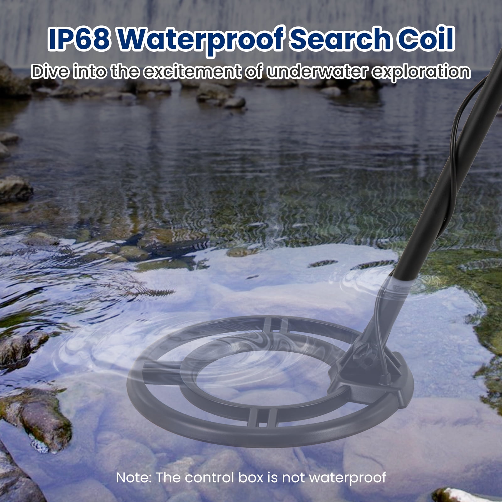 Gymax Professional Metal Detector for Adults Waterproof Pinpoint Advanced DSP Chip