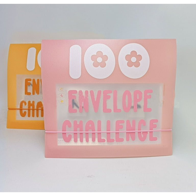 100 envelopes M-oney Saving Challenge Box kit Cash Saving, 100
