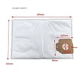 thumbnail image 4 of 10Pcs Vacuum Cleaner Bag Compatible for Tornado CV30/1 CV38/1 CV48/2 NSS Synthetic Cloth Filter Bag, 4 of 5