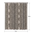 thumbnail image 5 of Boho Black and White Ethnic Pattern Shower Curtain 72"x84" ,Bathroom Decorative Shower Curtains Set with 12 Hooks,Modern Waterproof Washable Shower Curtain, 5 of 6