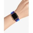 thumbnail image 5 of WIRESTER PU leather Leather Band Replacement Strap for 38/40mm Apple Watch Band - Celestial Blue Purple Galaxy, 5 of 7