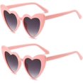 thumbnail image 1 of Gafas de sol con forma de corazón para mujer, gafas retro estilo ojo de gato vintage, 1 of 4