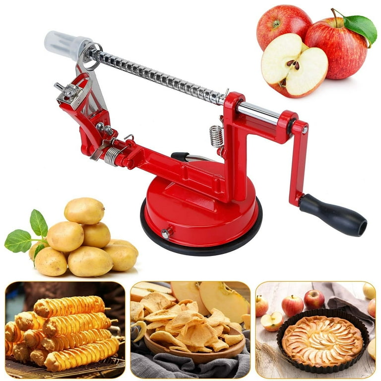 3In 1 Apple Peeler Manual Rotation Potato Fruit Core Slicer Kitchen Hand  Cracking Corer, 1 Pack - Smith's Food and Drug