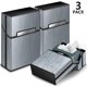 thumbnail image 2 of Cigarette Case Pack Of 3 Metal Cigarette Case For 20 Cigarettes,gray, 2 of 5