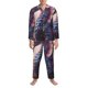 thumbnail image 3 of Balery Dragon Pijama para Hombre de Dos Piezas con Manga Larga, Conjunto de Dormir y Descanso Suave con Bolsillos-Medium, 3 of 6