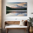 thumbnail image 3 of Elephant Stock Mount Hood Panorama Wall Art - Horizontal Canvas Wall Art - Living Room Wall Decor - Nature Canvas - White And Blue Decor - 51" x 34", 3 of 8