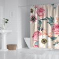 thumbnail image 3 of Waterproof Pioneer Shower Curtain 72x84 Inch Polyester Unique Cute Floral Shower Curtain for Bathroom Hotel Home Decor with 12 Plastic Hooks, 3 of 5