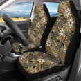 thumbnail image 3 of Pzuqiu Turtle Geometric Car Seat Covers Full Set 3 Pack Front and Rear Seat Cover Set Easy to Install Breathable Suitable for Trucks Cars, 3 of 10