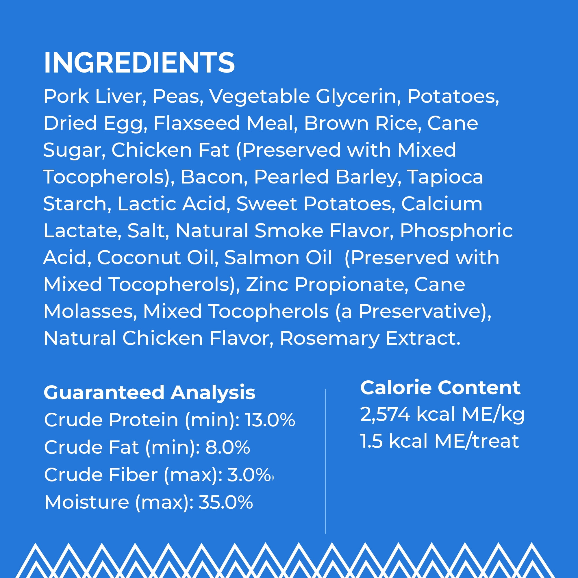 Buddy Biscuits Trainers Training Bites Soft & Chewy Dog Treats, Bacon, 10 oz. Pouch, Buddy Trainers™ Training Bites with natural bacon are the perfect training treat to reward and motivate your dog. There are over 500 treeats in every bag and each piece is highly palatable with a pork liver base and only 1.5 calories. Buddy makes training a breeze!