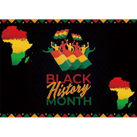 Image of Black History Month Photography Backdrop African American February We are Black History Photo Background African American National Holiday Party Decoration Banner 8x6ft