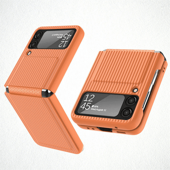 Samsung Galaxy Z Flip 3 5G Luxury Hinge Protect Hard PC Folding Case Cover