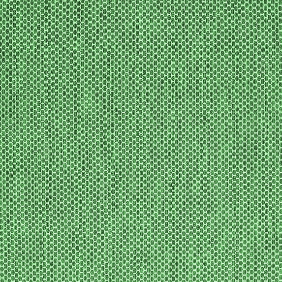 Ahgly Company Indoor Square Abstract Emerald Green Contemporary Area Rugs, 8' Square