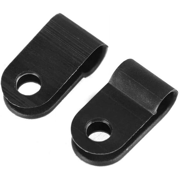 Nylon P Clamp, Nylon Cable Clamp Fasteners Plastic Wires Cord with 200 Pieces Of Clips for Different Diameters for Cable for Wire