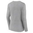 thumbnail image 3 of Women's Heather Gray St. Louis Cardinals Core Official Logo Long Sleeve V-Neck T-Shirt, 3 of 3