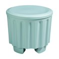thumbnail image 1 of Luzkey Ottoman avec Rangement Tabouret pour Changer de Chaussures Chaise de Coiffeuse Banc de Rangement Multifonction Repose-Pieds pour Balcon Salon Couloir Vert, 1 of 8