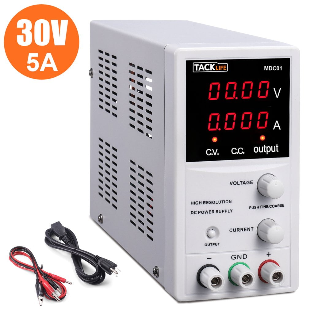 Adjustable Switching Regulated Power Supply 30V 5A with 4 Digits Display Lab Power Supply DC Power Supply Variable