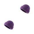 thumbnail image 2 of Guardurnaity Gorro de punto para invierno, deportes al aire libre, gorro de esquí para nieve, sombreros para mujer y hombre Violeta 2Conjunto, 2 of 6