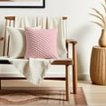 thumbnail image 4 of Unique Bargains Pack of 2 Soft Fuzzy Plush Cushion Cover Pink 20" x 20", 4 of 6