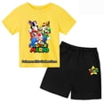 thumbnail image 3 of Nuevo conjunto de dos piezas de camiseta y pantalones cortos de Super Sonic, conjuntos de ropa para niños, niños y niñas, camisetas, camiseta y pantalones de Sonic, 3 of 4